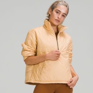 Lululemon insulated quilted pullover jacket 8